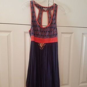 Lightweight Cotton Keyhole Dress